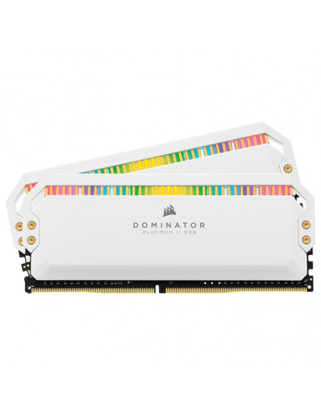 Corsair Dominator Platinum RGB, DDR4-3600, CL18 - Kit dual de 16 GB, blanco casemod.es