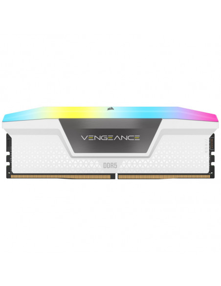 Corsair Vengeance RGB, DDR5-5600, CL36 - Kit dual de 32 GB, blanco casemod.es