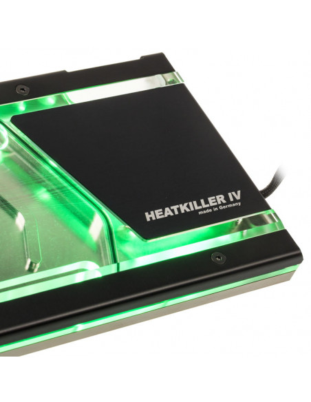 Watercool Heatkiller IV para RTX 2080 Ti - negro, acrílico+níquel, RGB casemod.es