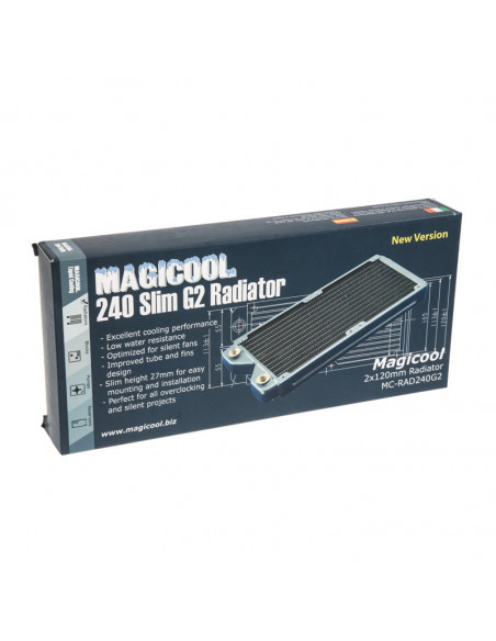 MagiCool Radiador delgado G2 16 FPI - 240 mm casemod.es