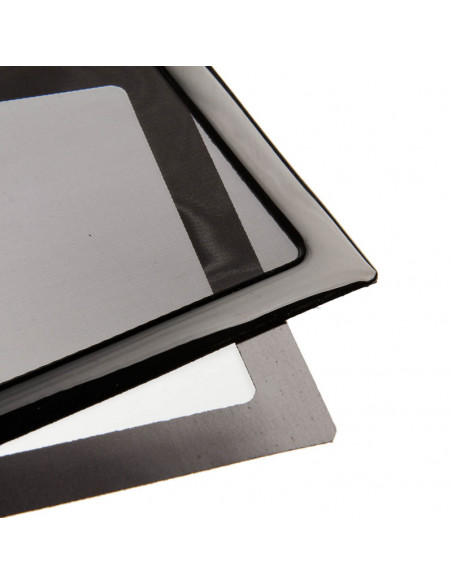 DEMCiflex Filtro de polvo para radiadores de 420 mm - negro/negro casemod.es