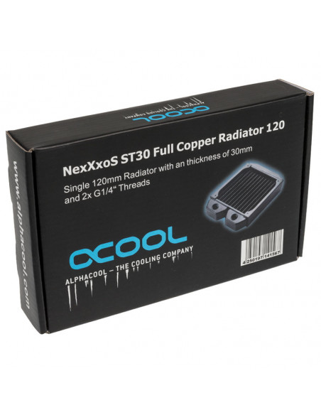 Alphacool Radiador de 120 mm de cobre completo NexXxoS ST30 casemod.es