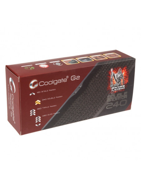 Coolgate G2 Radiador 10 FPI - 240mm casemod.es