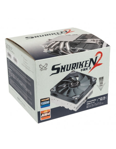 Scythe Shuriken 2, enfriador de CPU - 92 mm casemod.es