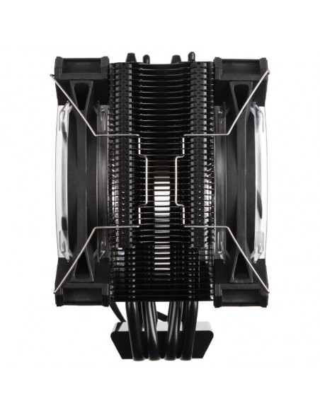 RAIJINTEK Disipador de CPU Leto Pro, negro, LED RGB - 2x120mm casemod.es