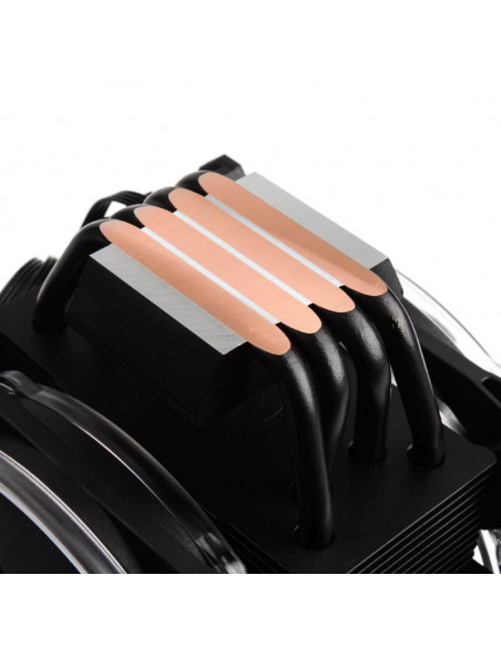 RAIJINTEK Disipador de CPU Leto Pro, negro, LED RGB - 2x120mm casemod.es
