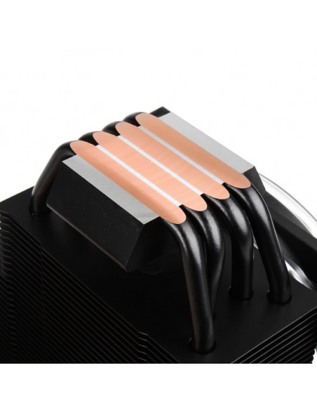 RAIJINTEK Disipador de CPU Leto, negro, LED RGB - 120 mm casemod.es