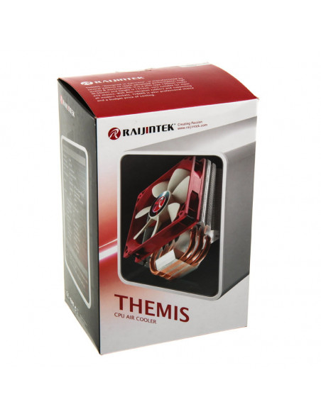 RAIJINTEK Refrigerador de CPU Themis Heatpipe, PWM - 120 mm casemod.es