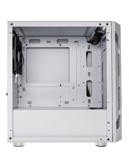 SilverStone Caja Fara H1M Micro-ATX, vidrio templado - blanco casemod.es
