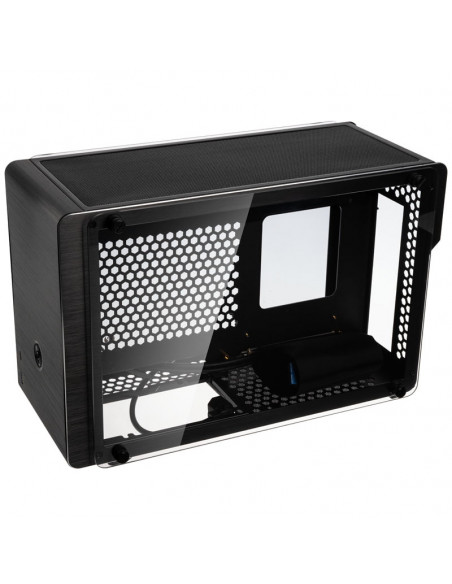 RAIJINTEK Caja Ophion Mini-ITX, vidrio templado - negro casemod.es