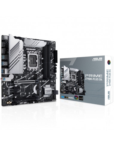 Asus Placa base Prime Z790M-Plus D4, Intel Z790 - Zócalo 1700, DDR4 casemod.es