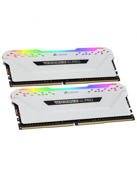 Corsair Vengeance RGB Pro blanco, DDR4-3200, CL16 - Kit dual de 16 GB casemod.es