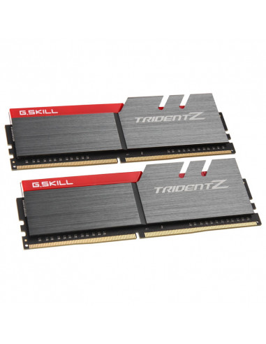 G.Skill Trident Z, DDR4-3200, CL16 - Kit dual de 16 GB, plateado/rojo casemod.es