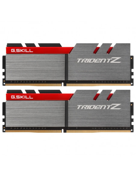 G.Skill Trident Z, DDR4-3200, CL16 - Kit dual de 16 GB, plateado/rojo casemod.es