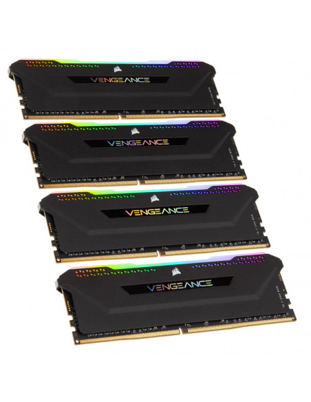 Corsair Vengeance RGB Pro SL, DDR4-3200, CL16 - Kit cuádruple de 32 GB, negro casemod.es