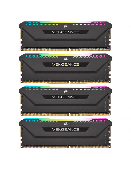 Corsair Vengeance RGB Pro SL, DDR4-3200, CL16 - Kit cuádruple de 32 GB, negro casemod.es