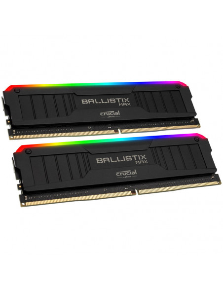 Crucial Ballistix Max RGB negro, DDR4-4000, CL18 - Kit doble de 16 GB casemod.es