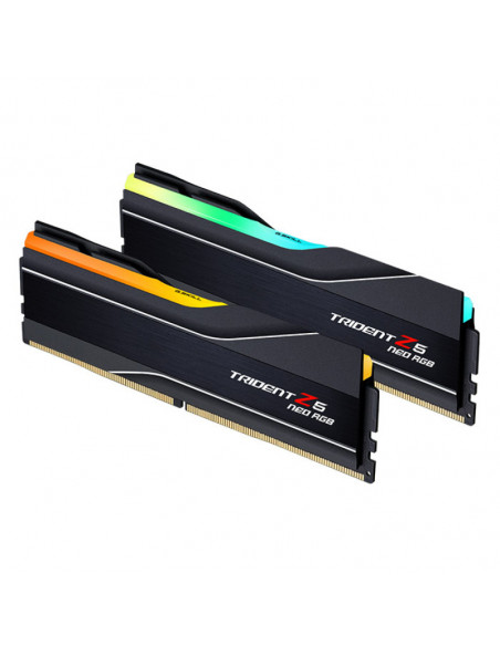G.Skill Trident Z5 Neo RGB, DDR5-6000, CL30, AMD EXPO - Kit dual de 32 GB, negro casemod.es