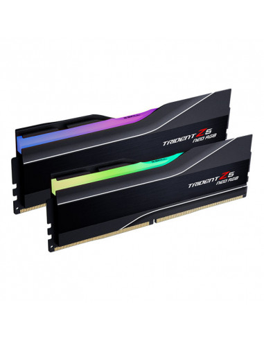 G.Skill Trident Z5 Neo RGB, DDR5-5600, CL30, AMD EXPO - Kit dual de 32 GB, negro casemod.es