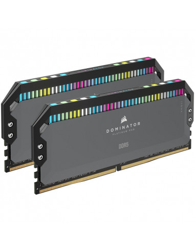 Corsair Dominator Platinum RGB, DDR5-5600, CL40, AMD EXPO - Kit dual de 64 GB, gris casemod.es
