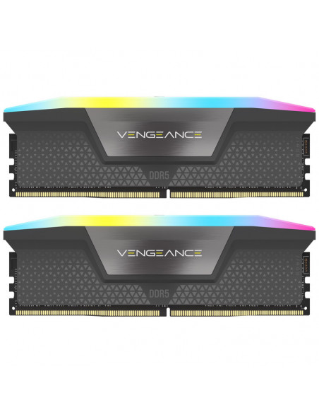 Corsair Vengeance RGB, DDR5-5600, CL40, AMD EXPO - Kit dual de 64 GB, gris casemod.es