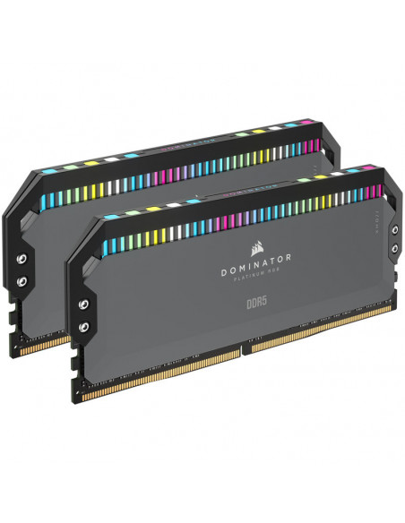 Corsair Dominator Platinum RGB, DDR5-5200, CL40, AMD EXPO - Kit dual de 64 GB, gris casemod.es