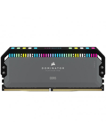 Corsair Dominator Platinum RGB, DDR5-5200, CL40, AMD EXPO - Kit dual de 32 GB, gris casemod.es