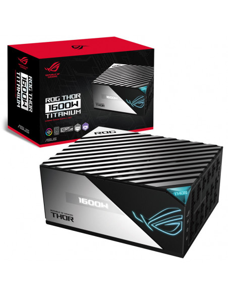 Asus ROG Thor 1600T Gaming, 80 PLUS Titanium, modular, PCIe 5.0 - 1600 vatios casemod.es