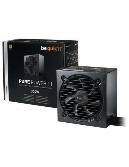 Be quiet! Fuente de alimentación Pure Power 11 80 PLUS Gold - 600 vatios casemod.es