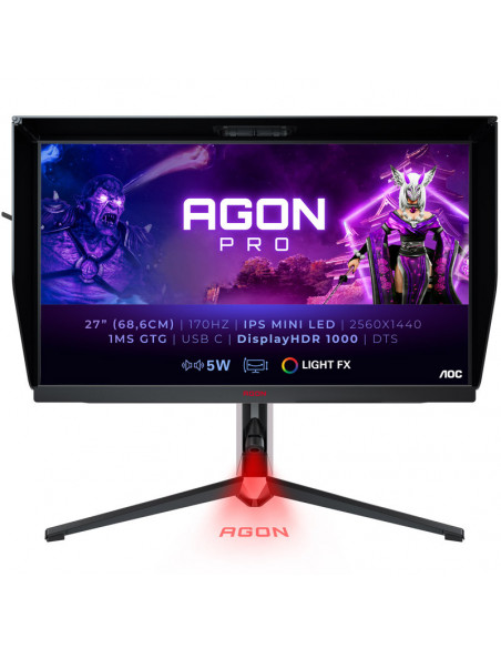 AOC AGON AG274QXM, 68,6 cm (27"), 170 Hz, FreeSync, G-SYNC, IPS - DP, HDMI, USB-C casemod.es