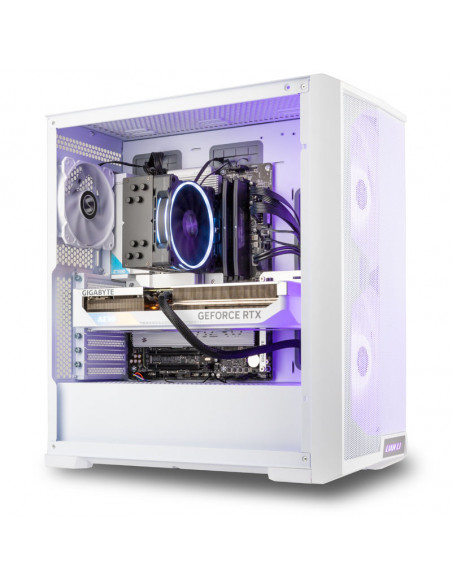 PC CASE Gaming White Spectre, Intel i5-13600KF, RTX 4070 Ti casemod.es