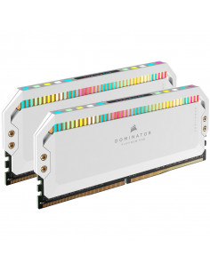 Corsair Dominator Platinum RGB, DDR5-6200, XMP 3.0, CL36 - Kit doble de 32 GB, blanco casemod.es