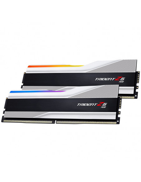 G.Skill Trident Z5 RGB, DDR5-6600, CL34, XMP 3.0 - Kit dual de 32 GB, plateado casemod.es