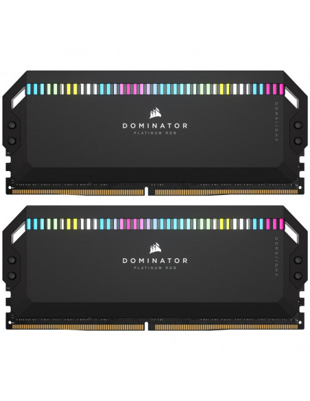 Corsair Dominator Platinum RGB, DDR5-5600, XMP 3.0, CL40 - Kit doble de 64 GB, negro casemod.es