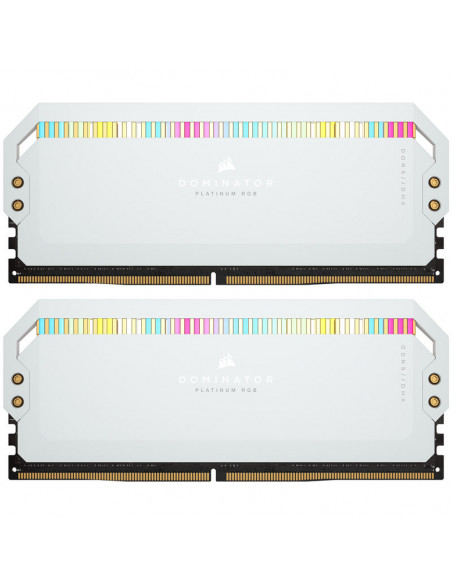 Corsair Dominator Platinum RGB, DDR5-5600, XMP 3.0, CL40 - Kit doble de 64 GB, blanco casemod.es