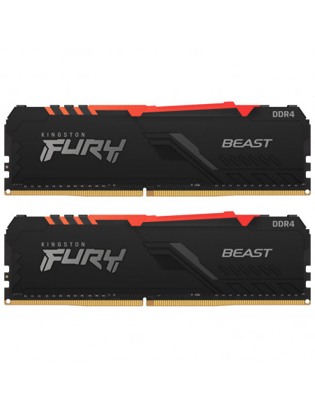 Kingston Fury Beast RGB, DDR4-3600, CL18 - Kit doble de 32 GB casemod.es