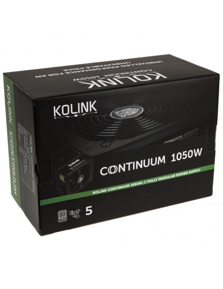 Kolink Continuum 80 PLUS Platinum, modular - 1050 vatios casemod.es