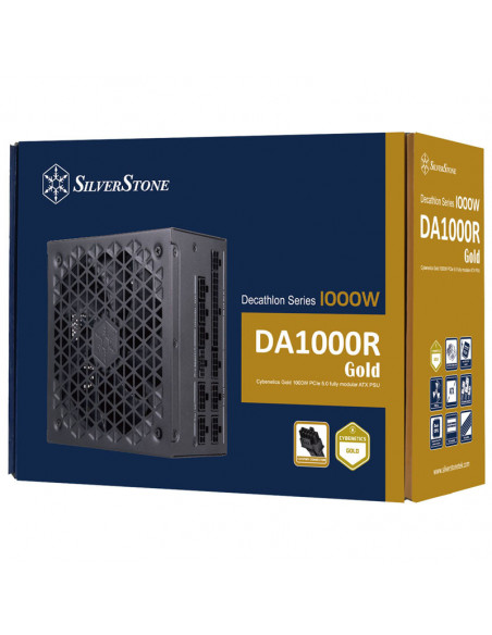 SilverStone DA1000R Gold - Cybenetics Gold, modular, PCIe 5.0 - 1000 vatios casemod.es