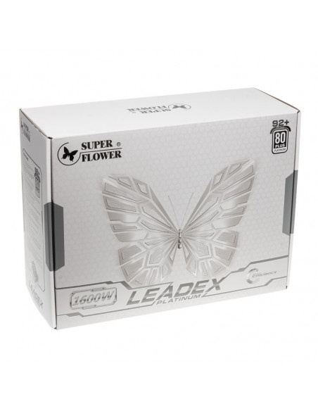 Super Flower Leadex 80 PLUS Platinum - 1600 vatios casemod.es