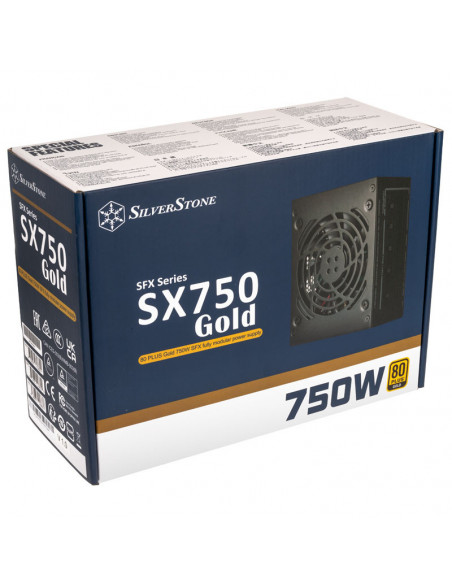 SilverStone SST-SX750-G 80 PLUS Gold, modular - 750 vatios casemod.es