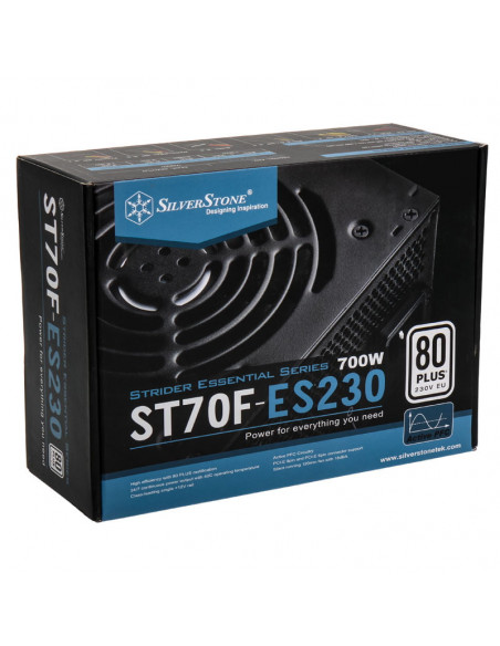 SilverStone SST-ST70F-ES230 Serie Strider Essential - 700 vatios casemod.es