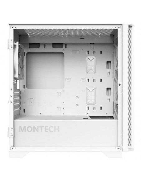 Montech AIR 100 ARGB, Micro-ATX, Vidrio templado - blanco casemod.es