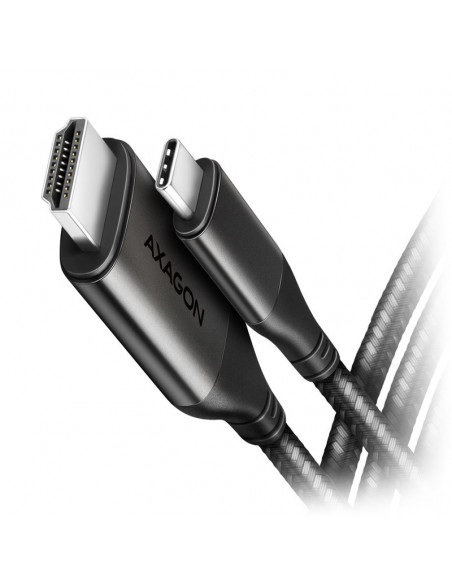 AXAGON RVC-HI2MC Adaptador USB-C a HDMI 2.0, 4K/60Hz, Aluminio - 1,8 m casemod.es