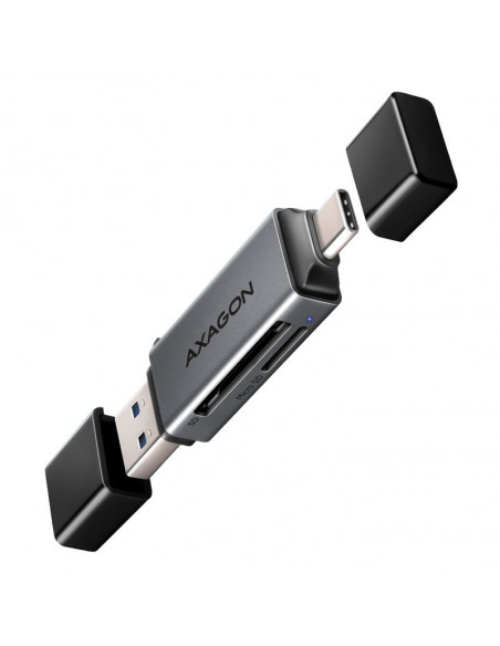 AXAGÓN CRE-DAC Externo USB 3.2 Gen1 Tipo-C+Tipo-A SD/microSD de 2 ranuras casemod.es