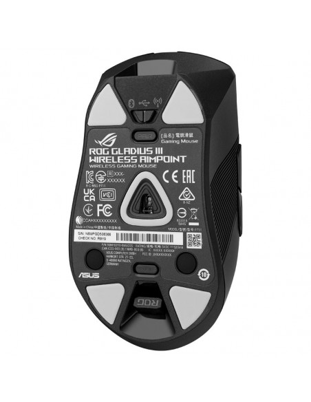 Asus ROG Gladius III Wireless Aimpoint Gaming Maus, negro casemod.es