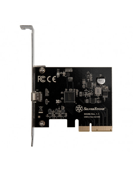 SilverStone ECU06, tarjeta de interfaz USB Type-C 3.2 Gen 2x2 - PCIe casemod.es