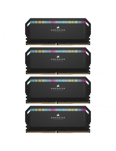 Corsair Dominator Platinum RGB, DDR5-6600, XMP 3.0, CL32 - Kit cuádruple de 64 GB, negro casemod.es