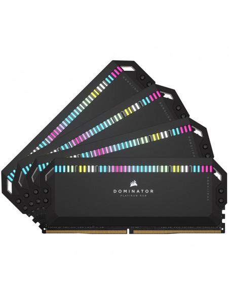 Corsair Dominator Platinum RGB, DDR5-6200, XMP 3.0, CL32 - Kit cuádruple de 64 GB, negro casemod.es