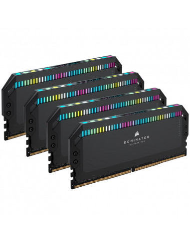 Corsair Dominator Platinum RGB, DDR5-6200, XMP 3.0, CL32 - Kit cuádruple de 64 GB, negro casemod.es