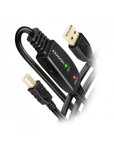 AXAGÓN ADR-215B cable de conexión USB 2.0 activo, USB-A a USB-B - 15m casemod.es